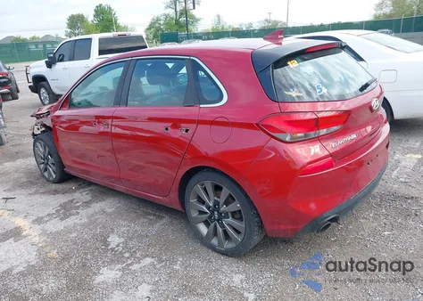2018 Hyundai Elantra Gt Sport from USA, damaged, VIN KMHH55LC8JU073176